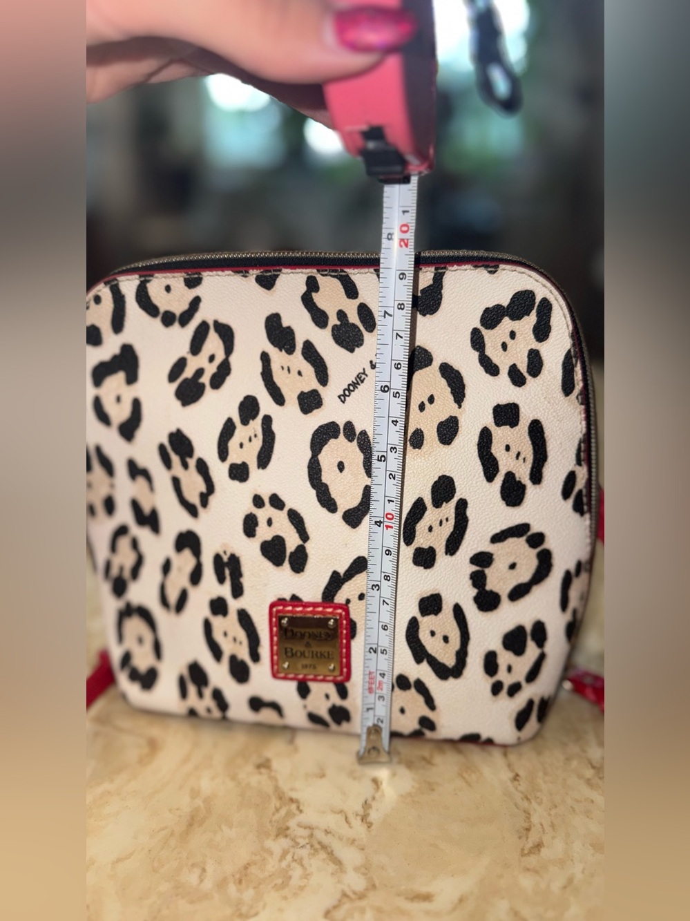 Dooney & Bourke Red Leopard Crossbody - Picture 11 of 14